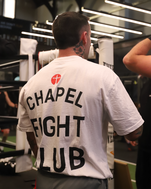 WHITE TEE FIGHT CLUB